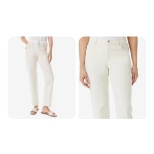 Frye Women's Cuffed Crop Jean - High Rise NWT White 8/29 - Ready for Summer!